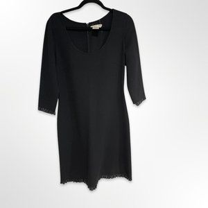 Celine Wool Long Sleeve Cocktail Dress Size EU 42